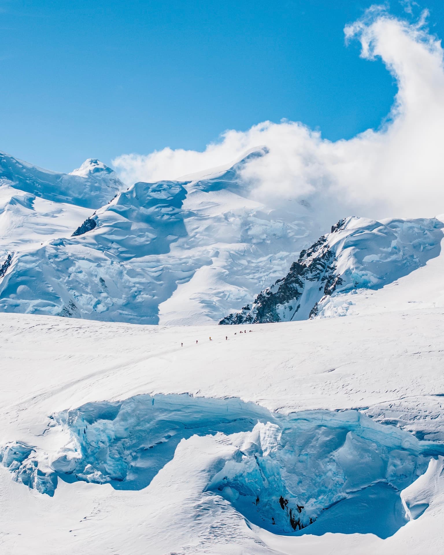 Antarctic glacier landscape