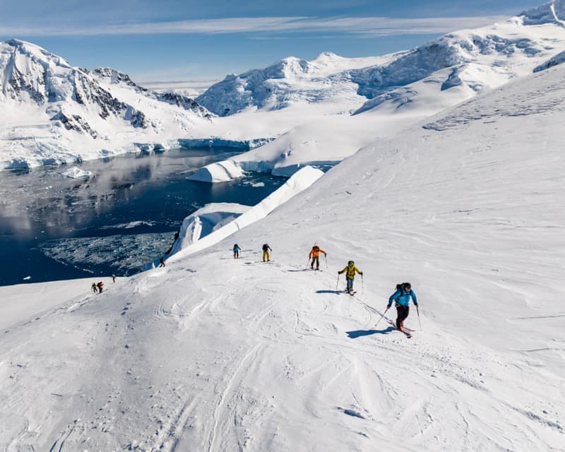 Skiing Antarctica